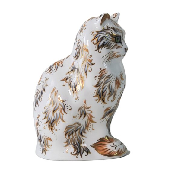 Royal Crown Derby “FIFI” Cat Paperweight – Rare / Discontinued (2012) - Picture 5 of 11